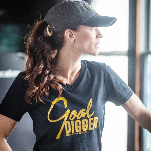 Goal Digger Black & Gold Custom T-Shirt - Picture 5 of 8